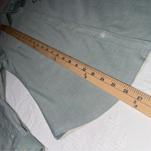 Women’s Audi Button Up Shirt Long Sleeves Light Green Fremont Costume Car Sale - Picture 8 of 12